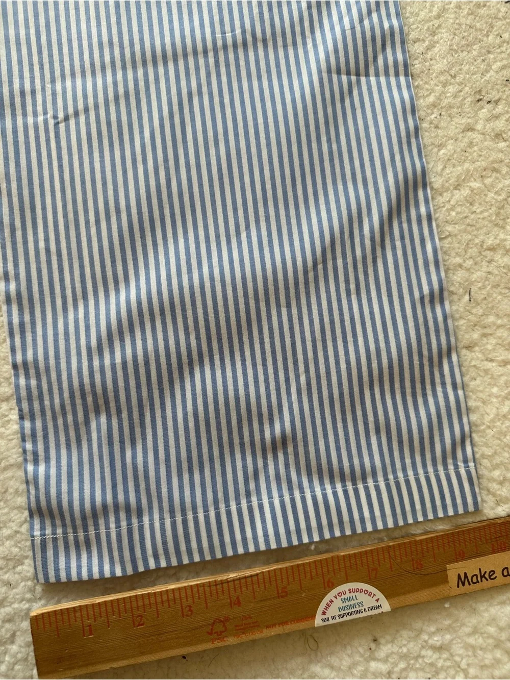 Polo by Ralph Lauren Blue and White Striped Men’s Pants 1XT lounge drawstring
